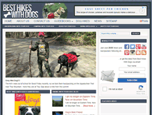 Tablet Screenshot of besthikeswithdogs.com